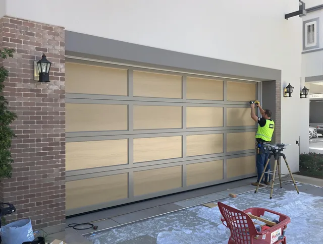 Garage door replacement service by Garden City Garage Door Repair in Garden City