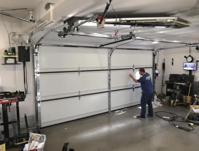 Professional garage door repair service by Garden City Garage Door Repair in Garden City