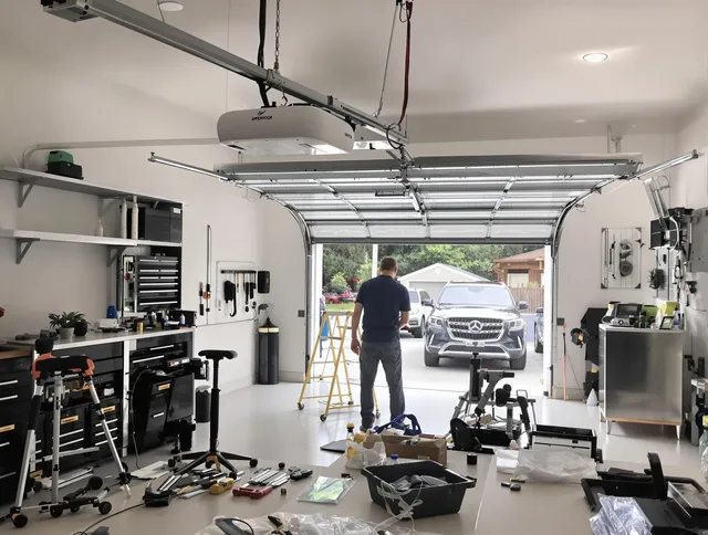 Garage door opener installation by Garden City Garage Door Repair in Garden City